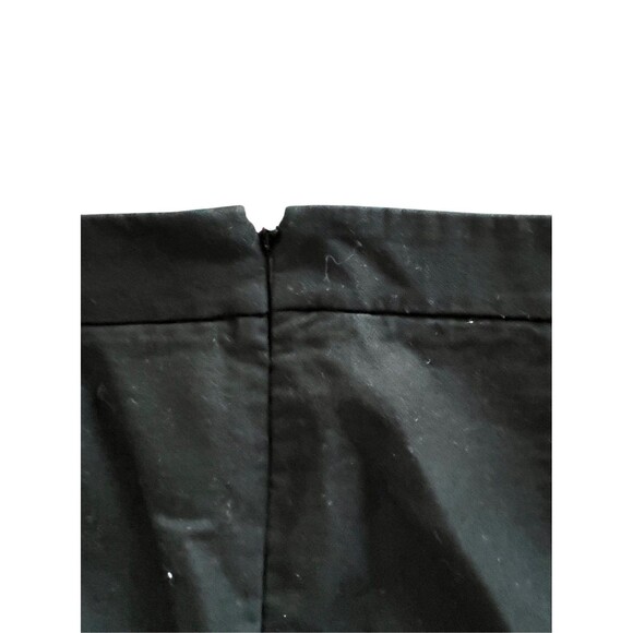 J By J Crew Black Cotton Straight Pencil Skirt Size 10 - Picture 4 of 6